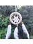 Dream Catcher Düş Kapanı Tüylü Asmalık 8cm Çap El Yapım Dantel 1 Adet 2