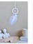 Dream Catcher Düş Kapanı Tüylü Asmalık 8cm Çap El Yapım Dantel 1 Adet 4