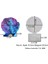 Epoksi Silikon Kalıp Tırtıklı Kenar Ayaklı Magnet Kalıbı 7 cm 2