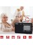 D-328 Taşınabilir Radyo 12 Bant Cep Radyosu, Dsp/mp3 Müzik Çalar ve Tf Kart Yuvası USB 3