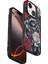 Iphone 15 Flower Series Magsafe Kapak - Siyah Mrayd 1