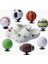 3D Jibbitz Terlik Süsü 3 Boyutlu Terlik Süsü, Futbol Topu Terlik Süsü, Top Terlik Süsü 5