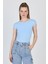 Mavi Bisiklet Yaka Pamuklu Slim Fit Tişört 9190 1