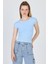Mavi Bisiklet Yaka Pamuklu Slim Fit Tişört 9190 2