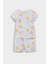 Kız Bebek Pijama Takımı Çiçek Desenli Kısa Kollu Penye Üst Beli Lastikli Şort E9694A525SM 1