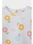 Kız Bebek Pijama Takımı Çiçek Desenli Kısa Kollu Penye Üst Beli Lastikli Şort E9694A525SM 3