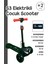 LED Işıklı Hoparlörlü 3 Tekerlekli Yükseklik Ayarlı Elektrikli Scooter - 60W 1