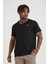 Bisiklet Yaka Regular Fit Siyah 1