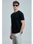 Pamuk Karışımlı Regular Fit Bisiklet Yaka Logolu T Shirt Erkek T Shirt 111020243 3