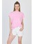 Şeker Pembe Yıkamalı Oversize Basic Tişört 253014 1
