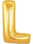 Altın Sarısı Folyo Harf Balon 1 Metre 1