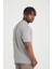 Basıc Gri Bisiklet Yaka Slim Fit 4
