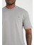 Basıc Gri Bisiklet Yaka Slim Fit 5