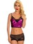 Zariften Mor Saten Dantelli Babydoll Şortlu Takım - 287 1