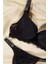 Lingerie Siyah Love Secret Taşlı Mikro Dolgulu Sütyen Takım 250 2