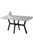 Adel Açık Gri Renk Highgloss Sabit 160X90 Masa 1