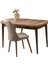 Kelebek Kaşıklıklı Barok Ceviz Desen Ceviz Ahşap Ayak Açılır 140X80 Masa (Açılımış Ölçüsü 175X80) 1