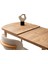 Kelebek Kaşıklıklı Diş Budak Açılır Naturel Ahşap Ayak 140X80 Masa (Açılımış Ölçüsü 175X80) 4