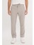 Slim Fit Dar Kesim Beli Bağlamalı Çizgili Yan Cepli Casual Jogger Pantolon 1
