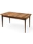 Kelebek Kütük Hazar Desen Highgloss Açılır 160X90 Masa (Açılımış Ölçüsü 197X90) 1