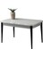 Kelebek Kütük Açık Gri Renk Highgloss Açılır 130X80 Masa (Açılımış Ölçüsü 167X80) 1