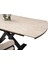 Still Sidon Desen Siyah Metal Mir Ayak Açılır 130X80 Masa (Açılımış Ölçüsü 182X80) 5