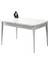 Milano Kelebek Beyaz Renk Açılır 130X80 Masa (Açılımış Ölçüsü 165X80) 1