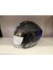 Kask Crn 620 Air Çenesiz Mat Siyah/mavi 1