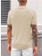 Wallace Polo Yaka Triko T-Shirt Bej - M 2