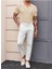 Wallace Polo Yaka Triko T-Shirt Bej - M 4