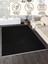 Lofy Halı Tek Renk Siyah Salon Halısı Kaymaz Taban 160X230 4