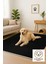 Lofy Halı Tek Renk Siyah Salon Halısı Kaymaz Taban 160X230 5