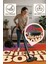 Lofy Halı Retro Cherry Bomb Yazılı Renkli Halı 120X180 Yıkanabilir 4