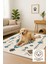 Lofy Halı Krem Zeminli Geometrik Etnik Desen Halı 160X230 Yıkanabilir 2