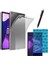 Samsung Galaxy Tab S6 Lite Sm P610 Uyumlu Şeffaf Kılıf Cam Kalem Set 1