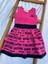 Aycıklı Moschino Baskılı Elbise Pembe 2