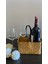 Dekoratif Bambu Hasır Banyo Organizer / Kaşıklık / Dekoratif Obje 4 Bölmeli 20X20X11 cm 1