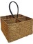 Dekoratif Bambu Hasır Banyo Organizer / Kaşıklık / Dekoratif Obje 4 Bölmeli 20X20X11 cm 5