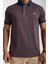 Polo Çizgili Kahverengi Regular Fit 1