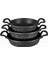 3pcs Döküm Sahan Tava Set 18-20-22CM 1