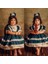 Yeşil Krem Vintage Kız Bebek Elbisesi, Özel Dikim Kız Çocuk Elbisesi, Doğum günü elbisesi, fotoğraf 1