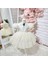 Krem Dantelli Vintage Elbise,doğum Günü Elbise,fotoğraf Çekim Elbise,0-10 Yaş Uygun 1
