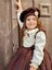 Balkabağı Kahve Retro Vintage Kız Bebek Elbisesi, Özel Dikim Kız Çocuk Elbisesi, Doğum Günü Elbisesi, Fotoğraf Çekim Elbisesi, Kız Bebek Hediyesi, 0-7 Yaşa Uygun 5