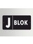 J- Blok Ofis Departman Kapı Isimliği, Yönlendirme Levhası 30X15CM 1