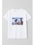 Erkek Bisiklet Yaka %100 Pamuk Belek Baskılı Kısa Kollu T-Shirt 3