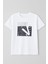 Erkek Rahat Kesim Bisiklet Yaka Baskı Detay T-Shirt 3