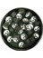 30 Adet 10 Mm Polimer Kil Fimo Boncuk Takı Bileklik + 1 Metre Lastikli Misina - Yin Yang 2