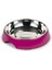 Kedi Mama Su Kabı, Paslanmaz Çelik, Pembe, 18,5cm, 420ML Dpmah 1