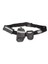 Köpek Yürüyüş ve Koşu Şok Emicili Gezdirme Kayışı ve Bel Kemeri, Siyah, 100-130CM, 25MM Dpmah 3