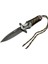 4266 Siyah Kamp Çakı 21CM - Yarı Otomatik, Ipli 1